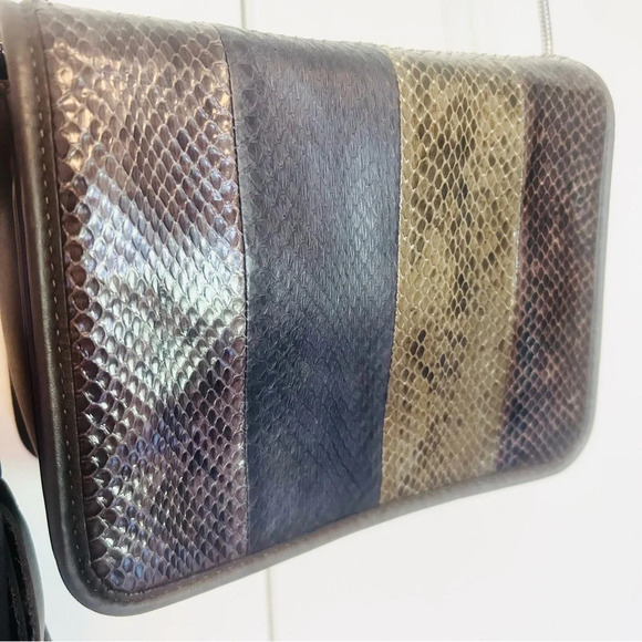 AllSaints All Saints Bansho Ebony Brown Leather Bag NWT $298 - Picture 3 of 11